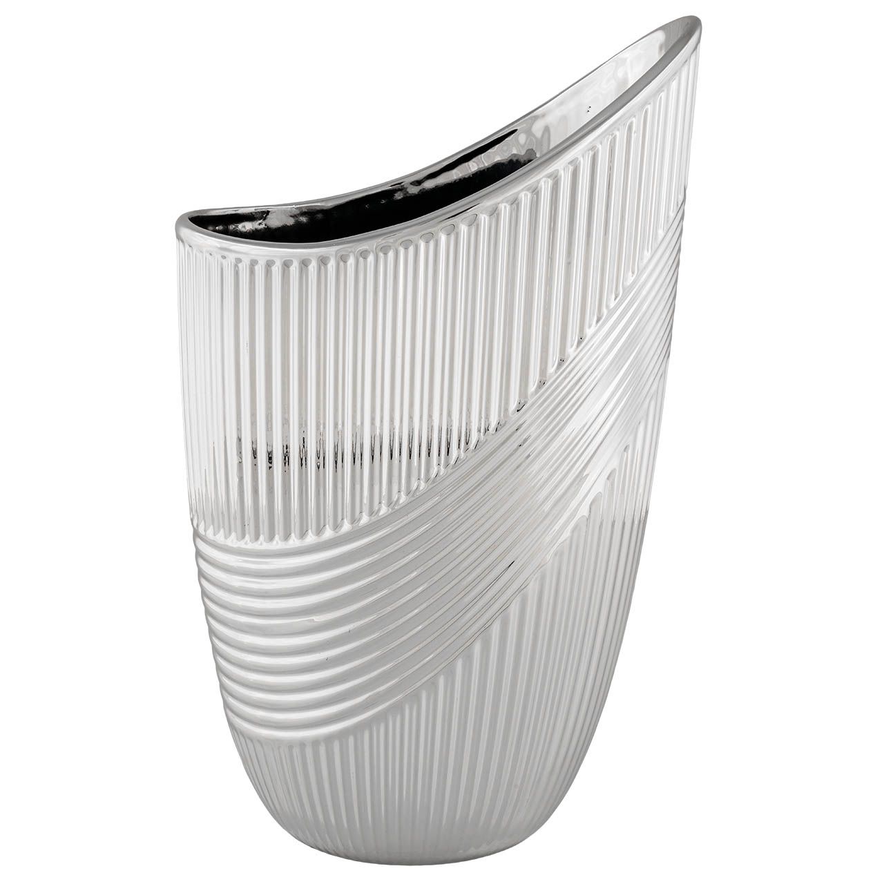 VASO CON FASCIA H. 40